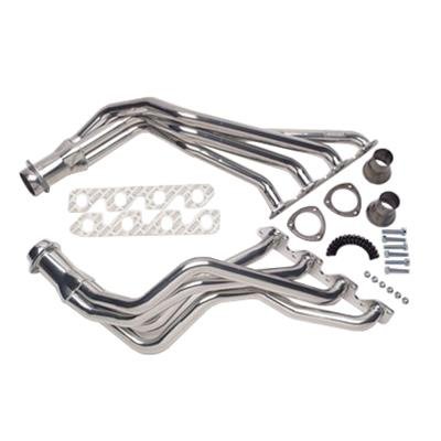 Hedman Street Headers 89366 Headers, Street, Fenderwell Exit, Steel, Silver Ceramic Coated, Ford, 351M, 400, Pair thumbnail 7