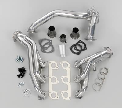 Hedman Street Headers 89406 Headers, Street, Mid-Length, Steel, Silver Ceramic Coated, Ford, 4.0L, Kit thumbnail 2
