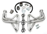 Hedman Elite Extreme-Duty Headers 69831 Headers, Extreme-Duty, Long Tube, Steel, Silver Ceramic Coated, Chevy, GMC, Small Block, Pair thumbnail 1