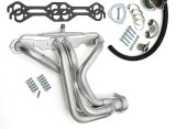 Hedman Elite Extreme-Duty Headers 69831 Headers, Extreme-Duty, Long Tube, Steel, Silver Ceramic Coated, Chevy, GMC, Small Block, Pair thumbnail 2