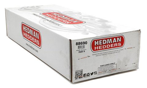 Hedman Street Headers for 1996-2004 MUSTANG - 88690 Headers, Street, Long Tube Stepped, Steel, Temporary Paint, Ford, 4.6L, Pair thumbnail 5