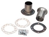 Hedman Header Reducers with 2.5 Inch Outlet 21102 Reducers, Uni-Fit 3-Bolt Flange, 3 in. Inlet, in. Outlet, Steel, Natural, Pair thumbnail 1