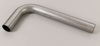 Hedman 90 Degree Mandrel Bends 2.25 Inch Steel Exhaust Pipe 12016 Tubing, Degree, Bend, 2 1/4 in. Diameter, 3 3/8 in. Radius, 18-Gauge, Steel, Each thumbnail 2