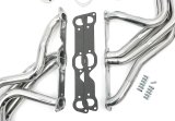 Hedman Street Headers 35276 Headers, Street, Long Tube, Steel, Silver Ceramic Coated, Pontiac, 326-455, Pair thumbnail 4