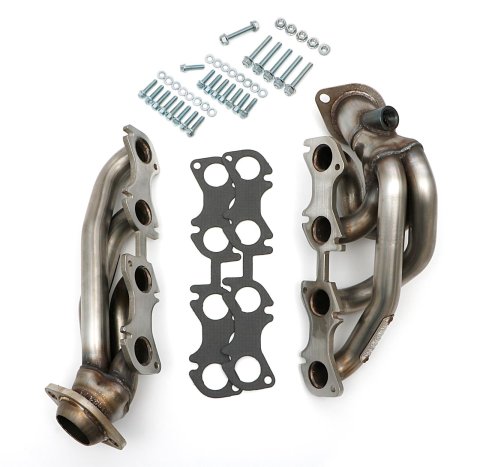 Hedman 304 Stainless Steel Headers 82600 Headers, Shorty, Steel, Natural, Ford, Modular, Pair thumbnail 2
