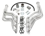 Hedman Elite Extreme-Duty Headers 61198 Headers, Extreme-Duty, Long Tube, Steel, Silver Ceramic Coated, Chevy, Pair thumbnail 1