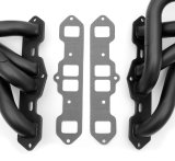 Hedman Street Headers 58073 Headers, Street, Long Tube, Steel, Black Ceramic Coated, Oldsmobile, Pair thumbnail 1