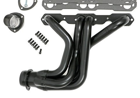 Hedman Street Headers 69230 Headers, Street, Long Tube, Steel, Temporary Paint, Chevy, GMC, Small Block, Pair thumbnail 1