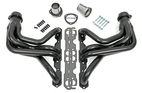 Hedman Street Headers 69230 Headers, Street, Long Tube, Steel, Temporary Paint, Chevy, GMC, Small Block, Pair thumbnail 3