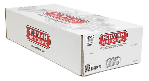Hedman Street Headers for 1988-1996 F-250, 1988-1997 F-350 - 89510 Headers, Street, Mid-Length, Steel, Temporary Paint, Ford, 7.5L, Kit thumbnail 4