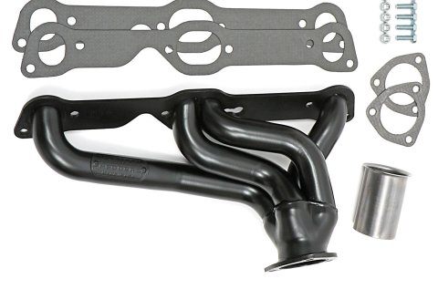 Hedman Street Headers 28170 Headers, Street, Shorty, Steel, Temporary Paint, Pontiac, 326-455, Pair thumbnail 2