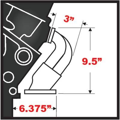 Hedman Street Headers 28170 Headers, Street, Shorty, Steel, Temporary Paint, Pontiac, 326-455, Pair thumbnail 4