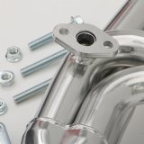 Hedman Street Headers 39496 Header, Street, Mid-Length, Steel, Silver Ceramic Coated, Toyota, 2.4L, Each thumbnail 1