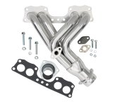 Hedman Street Headers 39496 Header, Street, Mid-Length, Steel, Silver Ceramic Coated, Toyota, 2.4L, Each thumbnail 3