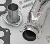 Hedman Street Headers 39496 Header, Street, Mid-Length, Steel, Silver Ceramic Coated, Toyota, 2.4L, Each thumbnail 4