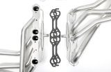 Hedman Elite Extreme-Duty Headers 61278 Headers, Extreme-Duty, Long Tube, Steel, Silver Ceramic Coated, Chevy, Small Block, Pair thumbnail 4