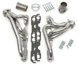 Hedman Specialty and Engine Swap Headers for 1972-1983 CJ5, 1976-1986 CJ7 - 69676 Headers, Swap, Mid-Length, Steel, Silver Ceramic Coated, Jeep, Chevy Small Block, Pair thumbnail 7