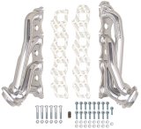 Hedman 304 Stainless Steel Headers 72506 Headers, Shorty, Steel, Silver Ceramic Coated, Chrysler, Dodge, 5.7L Hemi, Pair thumbnail 2