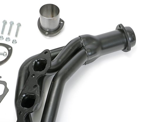Hedman Street Headers for 1965-1967 CHEVELLE, MALIBU, 1964-1967 EL CAMINO - 68660 Headers, Street, Mid-Length, Steel, Temporary Paint, Chevy, Pair thumbnail 3