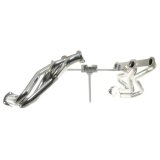 Hedman Street Headers 28146 Headers, Street, Long Tube Stepped, Steel, Silver Ceramic Coated, Pontiac, 326-455, Pair thumbnail 7