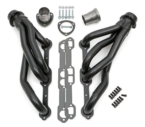 Hedman Street Headers 68609 Headers, Street, Mid-Length, Steel, Temporary Paint, Chevy, Oldsmobile, Pontiac, Small Block Chevy, Pair