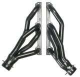 Hedman Street Headers 68609 Headers, Street, Mid-Length, Steel, Temporary Paint, Chevy, Oldsmobile, Pontiac, Small Block Chevy, Pair thumbnail 7