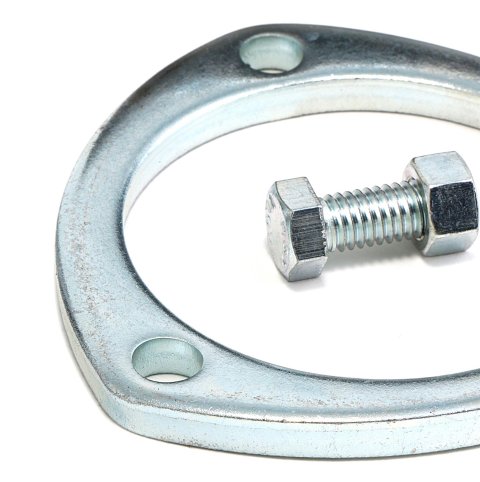 Hedman Header Reducers with 3 Inch Outlet 21121 Reducers, 3-Bolt Flange, in. Inlet, in. Outlet, Steel, Aluminized, Pair thumbnail 3