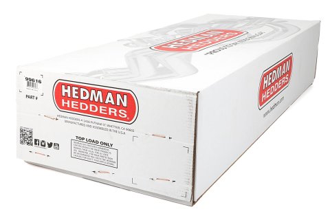 Hedman Street Headers 99616 Header, Street, Long Tube, Steel, Silver Ceramic Coated, Jeep, 232, 258, Each thumbnail 1