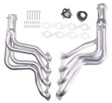 Hedman Elite Extreme-Duty Headers 67198 Headers, Extreme-Duty, Long Tube, Steel, Silver Ceramic Coated, Chevy, Big Block, Pair thumbnail 7