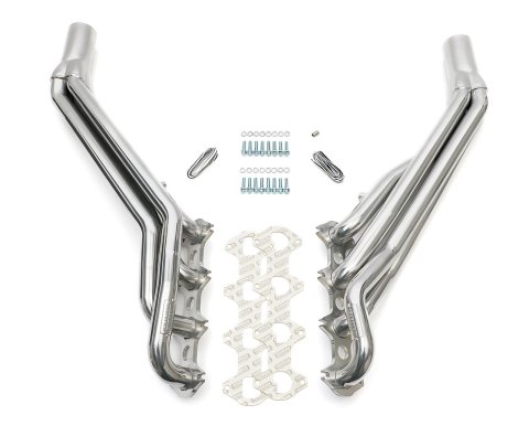 Hedman 304 Stainless Steel Headers 82716 Headers, Long Tube, Steel, Silver Ceramic Coated, Ford, 4.6L, Pair