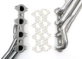 Hedman 304 Stainless Steel Headers 82716 Headers, Long Tube, Steel, Silver Ceramic Coated, Ford, 4.6L, Pair thumbnail 4
