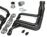 Hedman Street Headers 68233 Headers, Street, Long Tube, Steel, Black Ceramic Coated, Chevy, Pair thumbnail 1