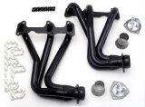 Hedman Street Headers 68413 Headers, Street, Long Tube, Steel, Black Ceramic Coated, Buick, Chevy, Oldsmobile, Pontiac, Pair thumbnail 3