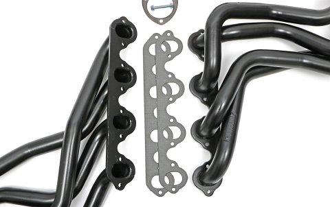 Hedman Street Headers for 1983-1987 F-250, F-350 - 89280 Headers, Street, Long Tube, Steel, Temporary Paint, Ford, 460, Pair thumbnail 4
