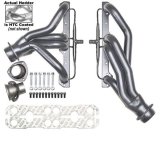 Hedman Street Headers 66641 Headers, Street, Mid-Length, Steel, Silver Ceramic Coated, Chevy, Pontiac, Small Block, Pair thumbnail 4