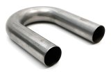Hedman 180 Degree Mandrel Bends 2 Inch Steel Exhaust Pipe 29022 Tubing, Degree, Bend, in. Diameter, 3.00 in. Radius, 16-Gauge, Steel, Natural, Each thumbnail 2