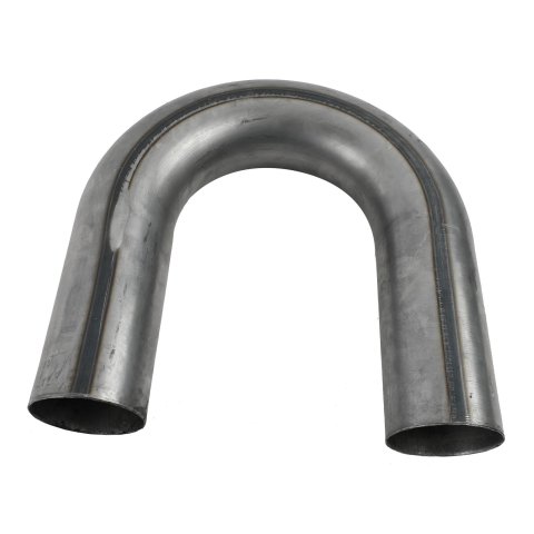 Hedman 180 Degree Mandrel Bends 3 Inch Steel Exhaust Pipe 29040 Tubing, Degree, Bend, in. Diameter, 4.50 in. Radius, 16-Gauge, Steel, Natural, Each