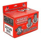 Hedman Oxygen Sensor Reducers with 3 Inch Outlet 22126 Header Reducer, Bung, 3-Bolt Flange, 3.00 in. Inlet, 3.00 in. Outlet, Stainless Steel, Natural, Each thumbnail 1
