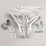 Hedman Elite Extreme-Duty Headers 69648 Headers, Extreme-Duty, Mid-Length, Steel, Silver Ceramic Coated, Jeep, Chevy Small Block, Pair thumbnail 8