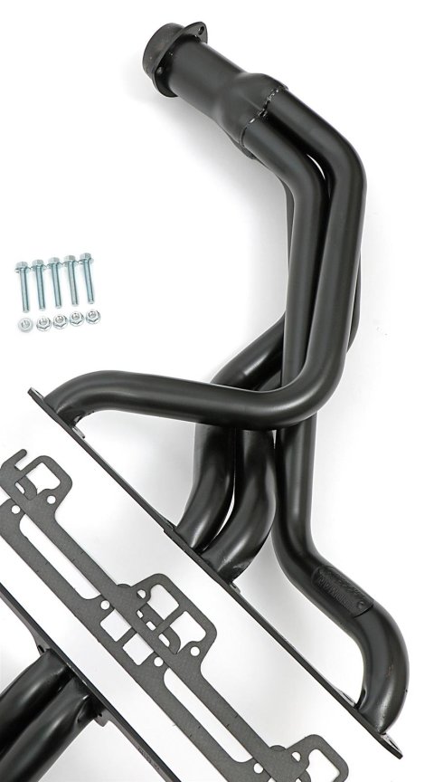 Hedman Street Headers for 1972-1983 CJ5, 1972-1975 CJ6, 1976-1983 CJ7 - 99190 Headers, Street, Fenderwell Exit, Steel, Temporary Paint, Jeep, V8, Pair thumbnail 5