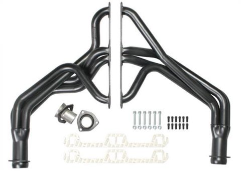 Hedman Street Headers for 1972-1983 CJ5, 1972-1975 CJ6, 1976-1983 CJ7 - 99190 Headers, Street, Fenderwell Exit, Steel, Temporary Paint, Jeep, V8, Pair thumbnail 6