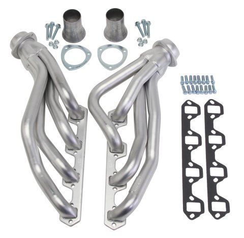 Hedman Elite Extreme-Duty Headers for 1969-1973 MUSTANG, TORINO, 1969-1971 RANCHERO - 88658 Headers, Extreme-Duty, Mid-Length, Steel, Silver Ceramic Coated, Ford, 351W, Pair thumbnail 2