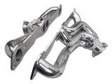 Hedman Street Headers 26170 Headers, Street, Shorty, Steel, Silver Ceramic, Pontiac, 326-455, Pair thumbnail 3