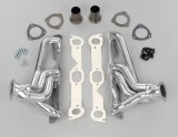 Hedman Street Headers 26170 Headers, Street, Shorty, Steel, Silver Ceramic, Pontiac, 326-455, Pair thumbnail 5
