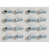 Hedman Hedder Bolts 09008 Header Bolts, Bolt Kit, Header, 8mm-1.25 x 30mm Long, Zinc Plated, Hex, 16 pc. thumbnail 1