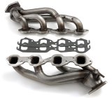 Hedman 304 Stainless Steel Headers 62700 Headers, Shorty, Steel, Natural, Chevy, GMC, 8.1L, Pair thumbnail 1