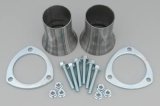 Hedman Header Reducers with 2.5 Inch Outlet 21112 Reducers, Ball and Socket Flange, 3 in. Inlet, in. Outlet, Steel, Aluminized, Pair thumbnail 2