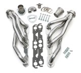 Hedman Street Headers 66607 Headers, Street, Mid-Length, Steel, Silver Ceramic Coated, Buick, Chevy, Oldsmobile, Small Block, Pair thumbnail 1