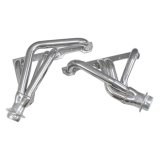 Hedman Street Headers 68266 Headers, Street, Mid-Length, Steel, Silver Ceramic Coated, Chevy, 265, 283, Pair thumbnail 3