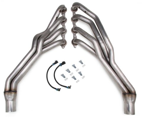 Hedman 304 Stainless Steel Headers 62570 Headers, Long Tube, Steel, Natural, Chevy, 6.2L, Pair thumbnail 6
